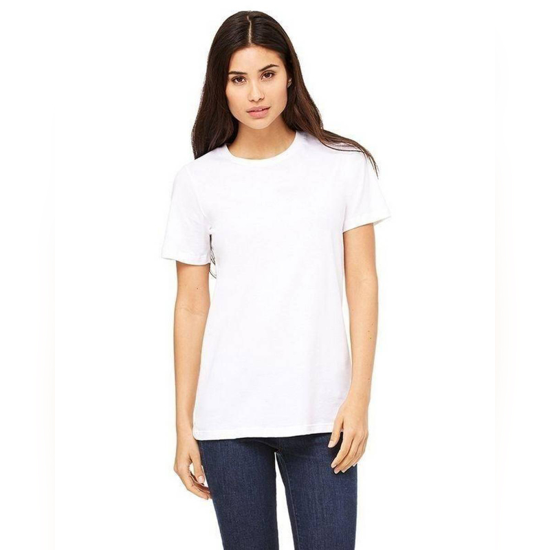 White - Cotton TShirt For Women