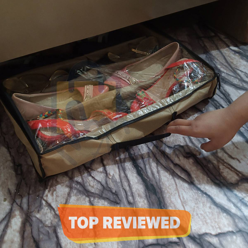 Shoe Under Bed Organizer for 12 pairs of shoes (New)