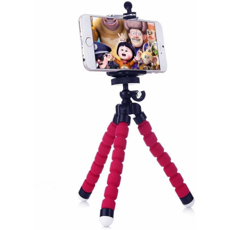 Flexible 360 degree rotatable Mini Tripod For Mobile Phone, Digital camera , Smartphones With Universal Mobile Holder