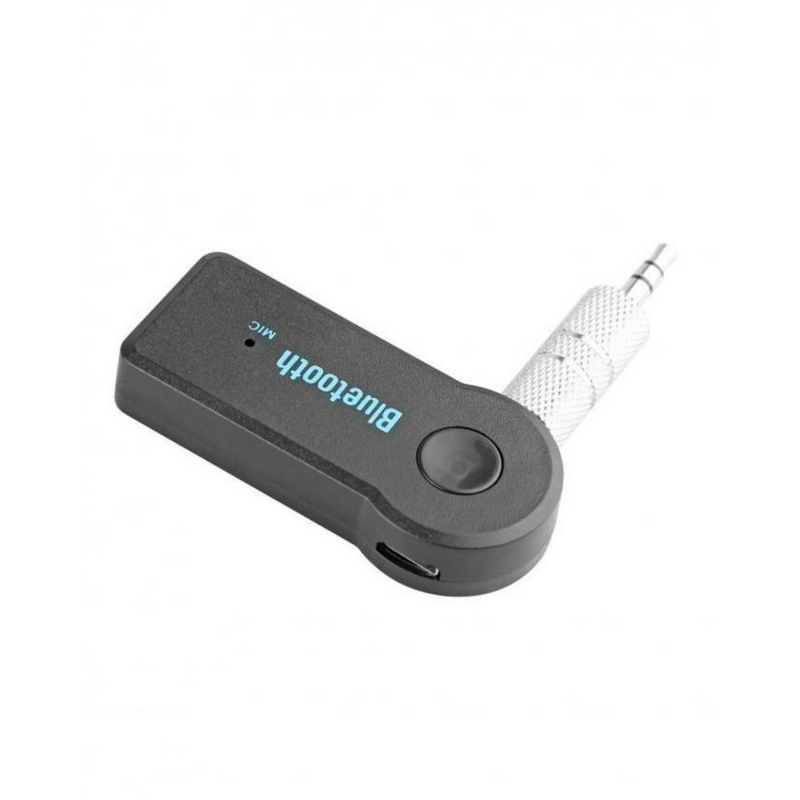 Car Bluetooth Transmitter Aux Bluetooth Audio/Music Receiver - Black