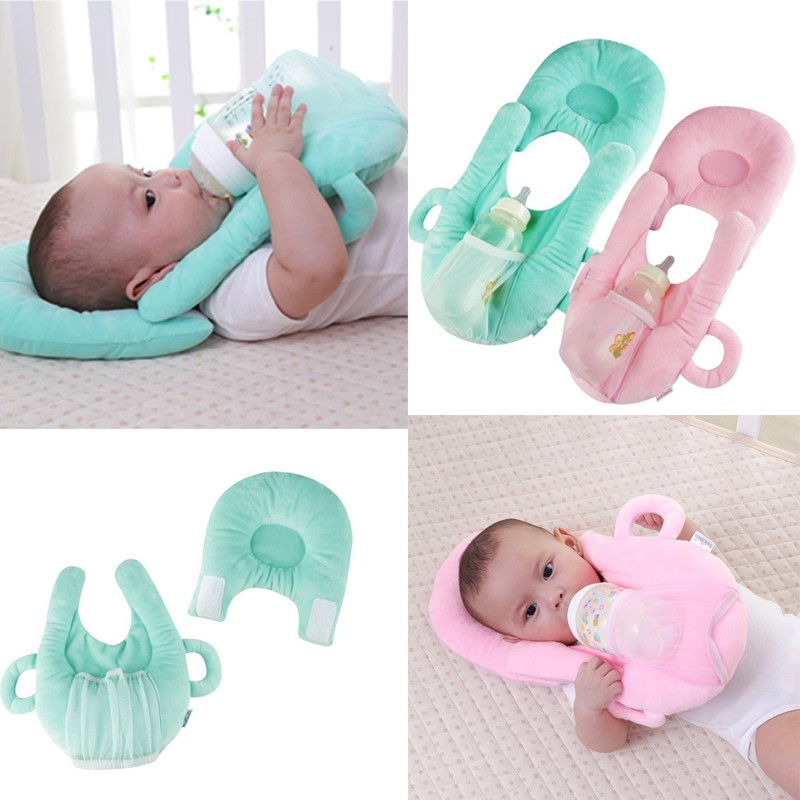 Imported Baby Feeding Pillow with Feeder Holder - Detachable (New)