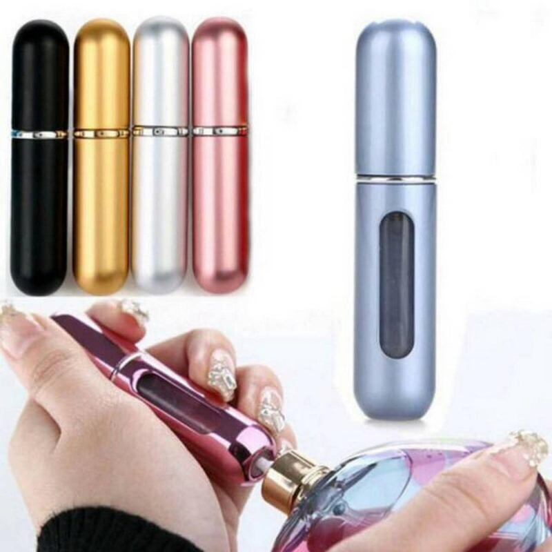 Mini Refillable Perfume Bottle And Atomizer For Travel