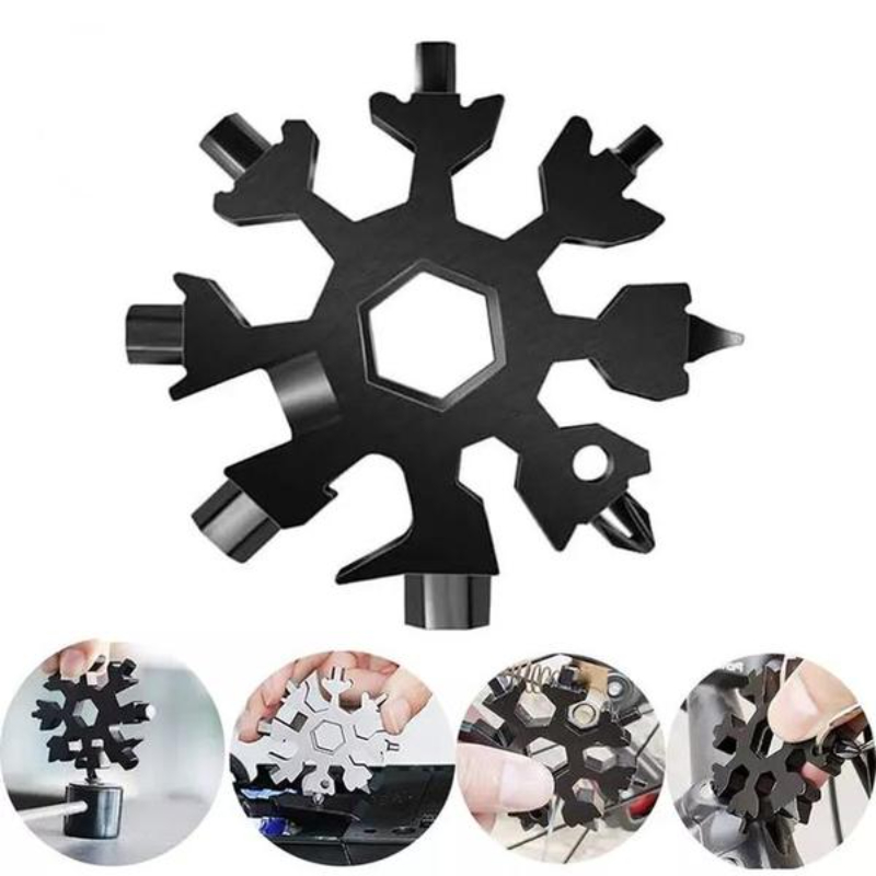 18 in 1 Snowflake Multi Tool Wrench Tool