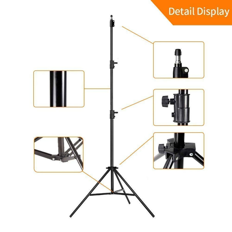 7ft Tripod Stand For Lights And Mobiles For Photography And Videography