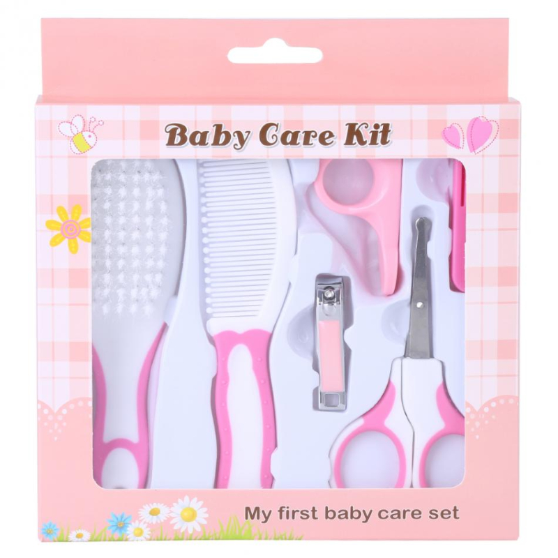 Baby Manicure Set - 6-In-1 Grooming Kit - Baby Nail Care Kit For Newborn, Infant & Toddler - Safe And Comfortable