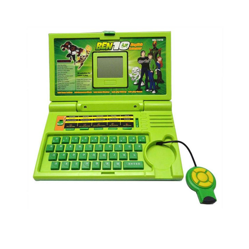 BT101 - Ben10 English Learning Laptop - Green