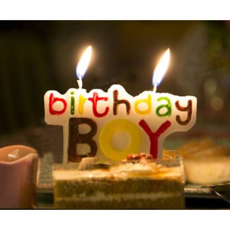 Birthday Boy Candle, Cake Decorating Candles Cakes Topper