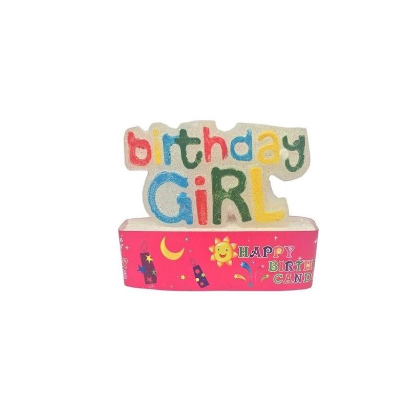 Birthday Girl Candle, Cake Decorating Candles Cakes Topper