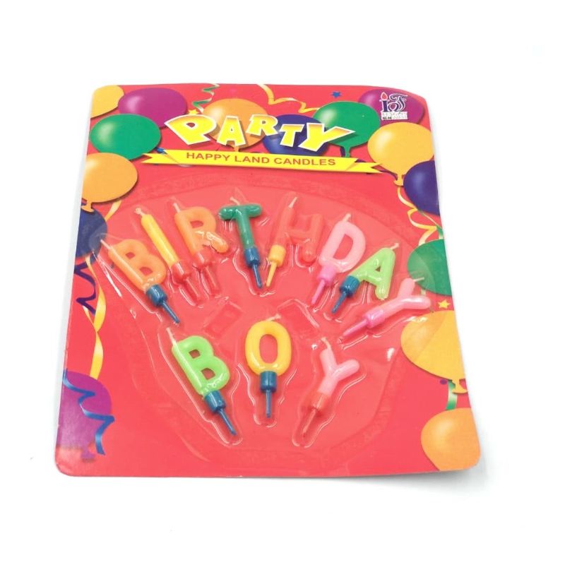 Birthday Boy Letters Cake Decorating Candles Cakes Topper