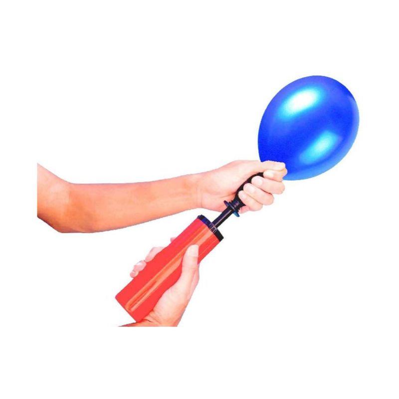 Random Color - Portable Balloon Pump Hand Push Air Inflator, Handheld Balloon Double Action Air Inflator Air Inflator Pump