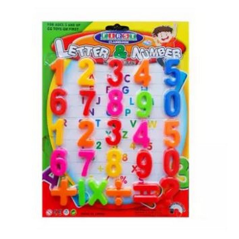Plastic Numbers & Mathematical Signs Fridge Magnets Sticker, Magnetic Numbers