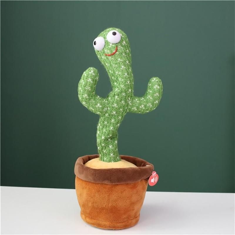 Dancing and Singing Cactus Toy With Lights For Kids, Dancing and Talking Cactus Toy For Kids Plush Toy Electronic Shake Dancing Toy with the Song Plush Cute Dancing Cactus Early Toy