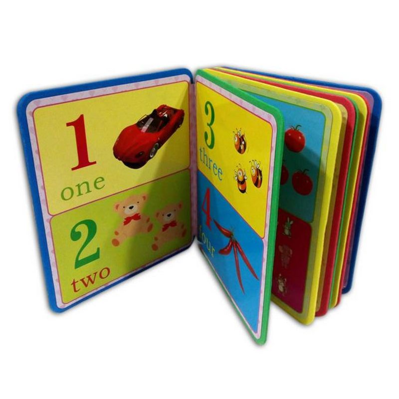 Kids Numbers(123) Counting 1 to 20 Book With Pictures - Foam Book 10 x 13 cm, Learning Foam Book For Kids - Large