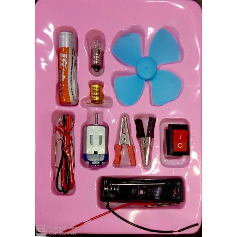 Electronic Fan Circuit Science Educational Interesting Project Kit for Kids