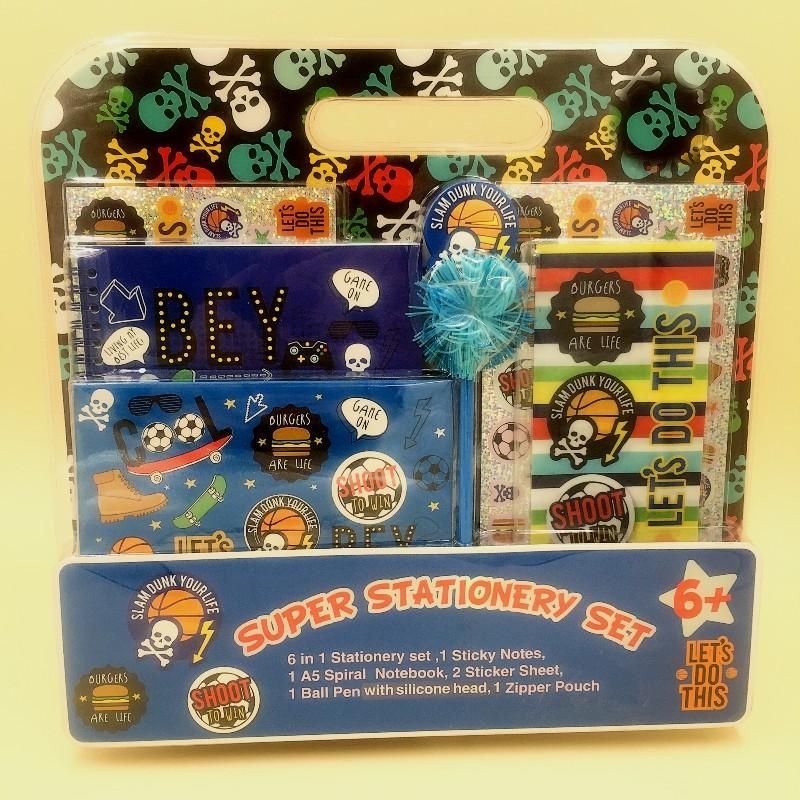 LET'S DO THIS Character 6-in-1 Stationery Set For Kids