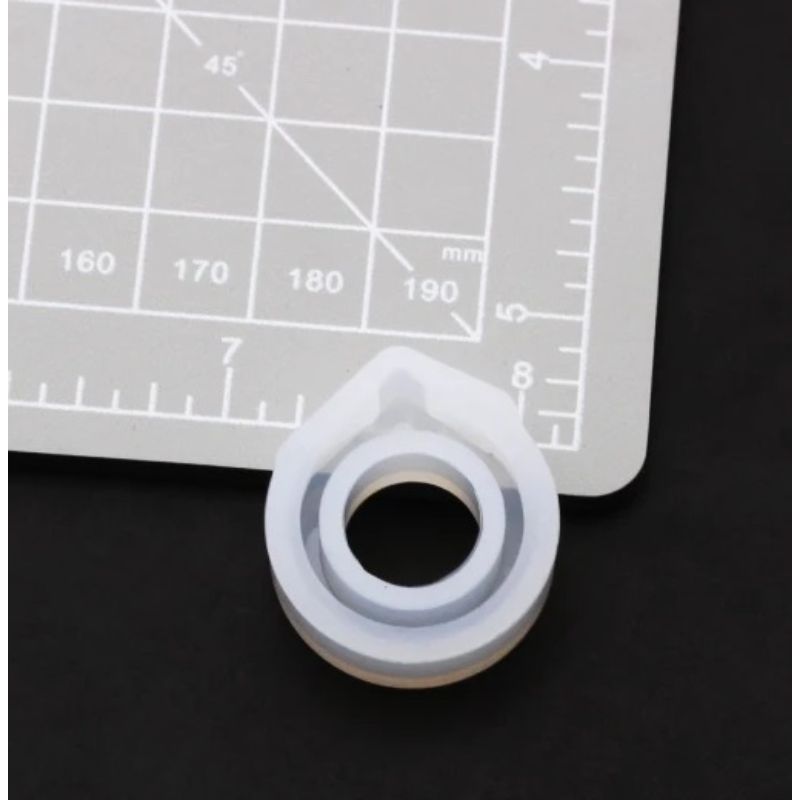 Silicone Finger Triangular Ring Mold, Classic Round Silicone Ring Resin Epoxy Mold, Jewelry Casting Circle Resin Molds, Silicone Resin Moulds