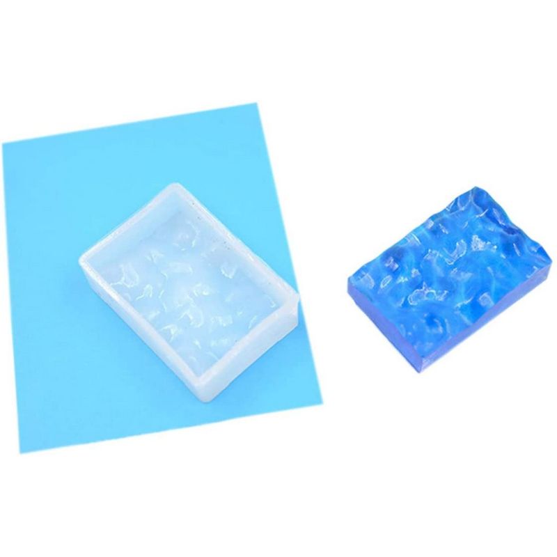 Water Waves Effect Silicone Mold, Water Effect Surface Mold in Rectangular Shape, Water Ripple Silicone Mold, Resin Moulds, Sea Wave Resin Molds Ripple Epoxy Resin Silicone Mold
