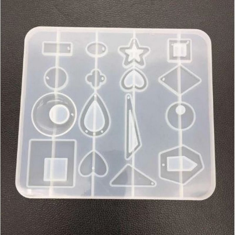 Creative DIY Epoxy Resin Jewelry Making Resin Mould Silicone Jewelry Mold Epoxy Resin Mold for Making Polymer Clay Crafting, Resin Epoxy Resin Tray, Resin Moulds Jewelry Resin Molds
