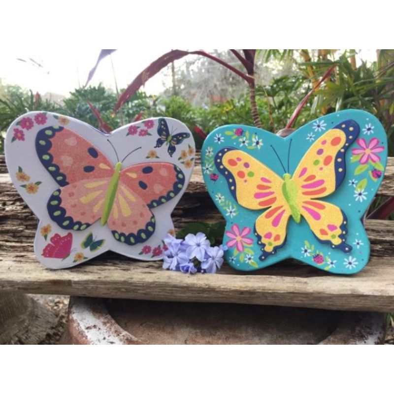 Multipurposed Random Color & Design Butterfly Shape Gift Box, Arts & Crafts Box, Jewelry Box