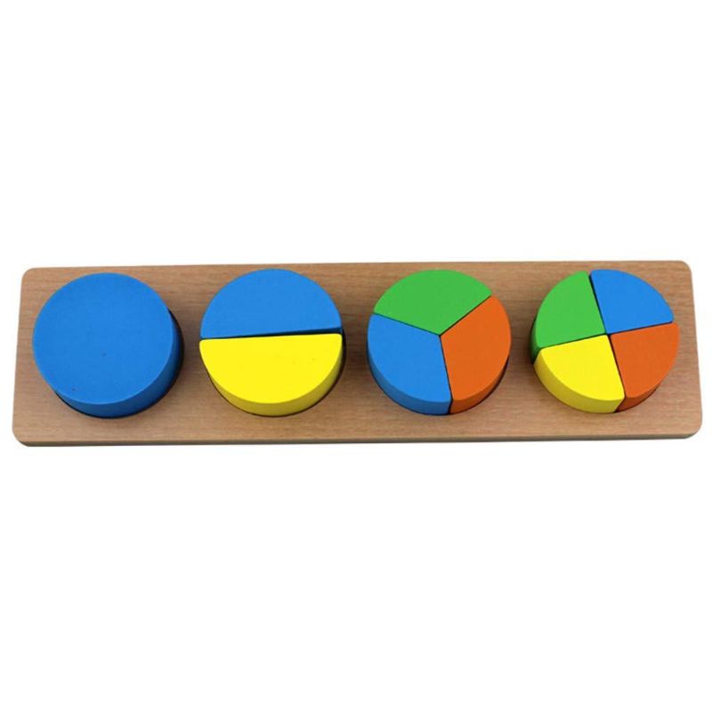 Wooden Geometry Shape Learning Blocks Matching Board for Kids Early Educational Toys