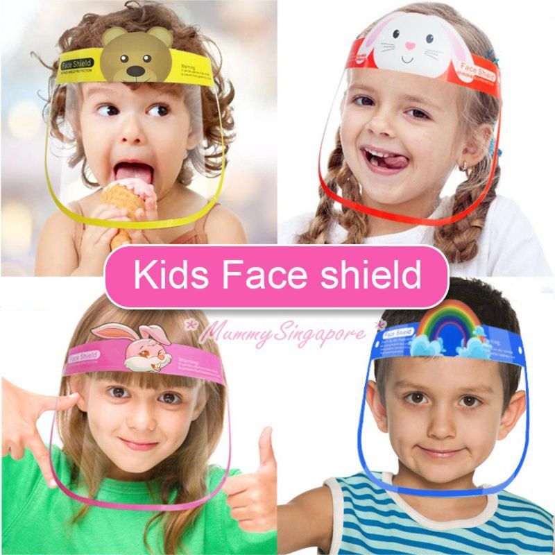 Kids Outdoor  Best Face Cover Shields for children's - Children Safety Cartoon Face Cover Shields