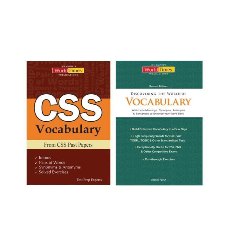 Pack of 2 Books - CSS Vocabulary&Discovering the world of Vocabulary(Combine)
