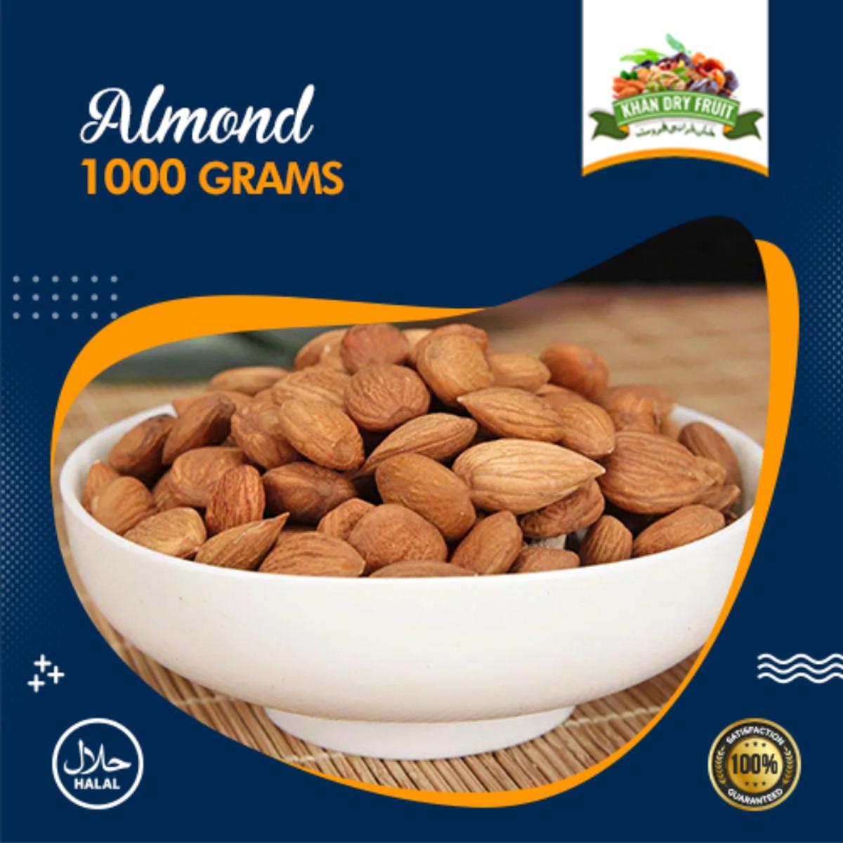 Almond Badam Giri Premium Quality [ 1kg Pack ]