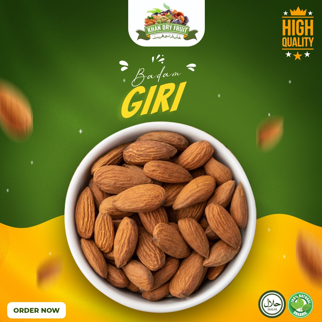 Natural Premium Australians, Almonds 500gm pack Dried | Premium Badam Giri | High in Fiber & Boost Immunity | Real Nuts | Gluten Free & Zero Cholesterol