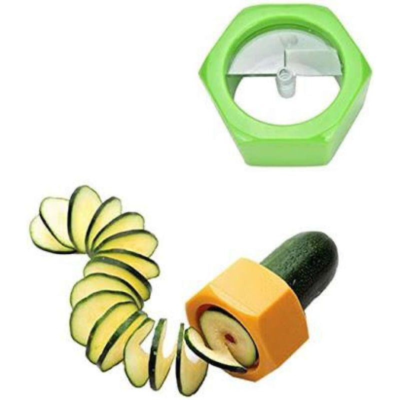 Creative Pencil Sharpener Spiral Slicer Cucumber Food Fruit and Vegetable Peeler Cutplane Easy for Slicer