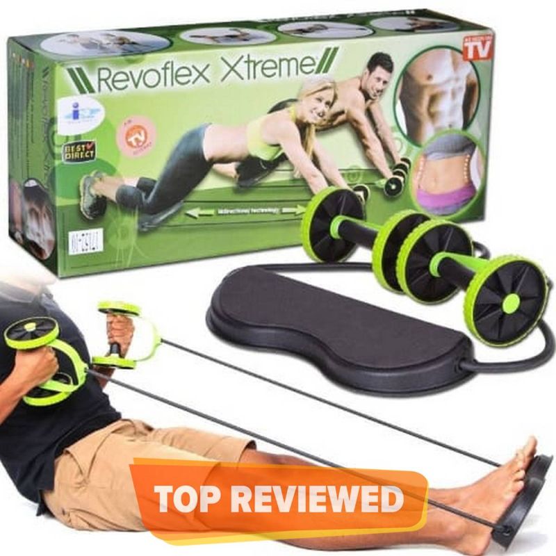 Workout Machine Home Total-Body Fitness Gym Revoflex Xtreme Abs Trainer Resistant All In One Portable Abs Machine for Men and Women