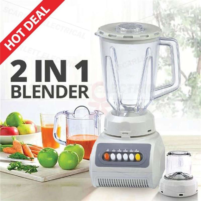 2 in 1 Blender & Grinder - White