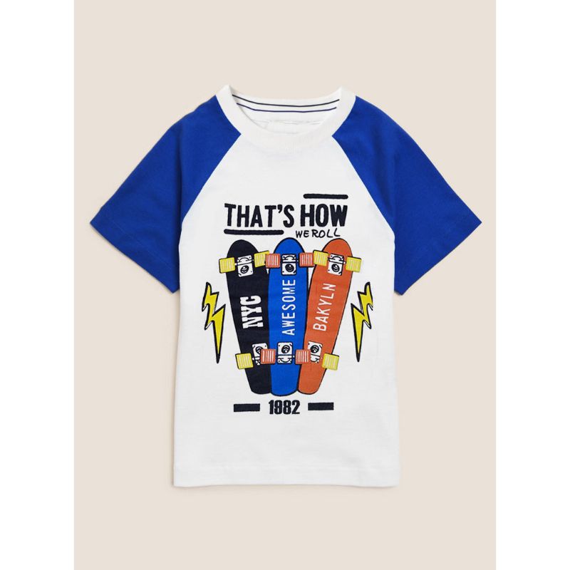 SKATEBOARDS GRAPHIC T-SHIRT