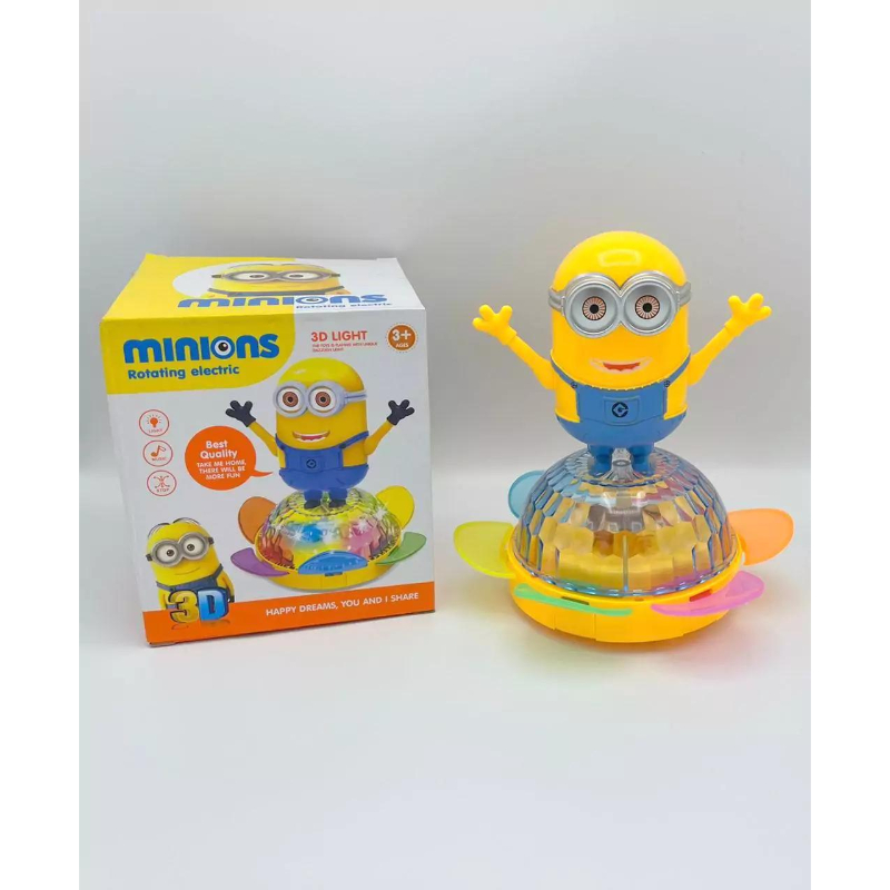 Minions – 3D Lights & Rotation