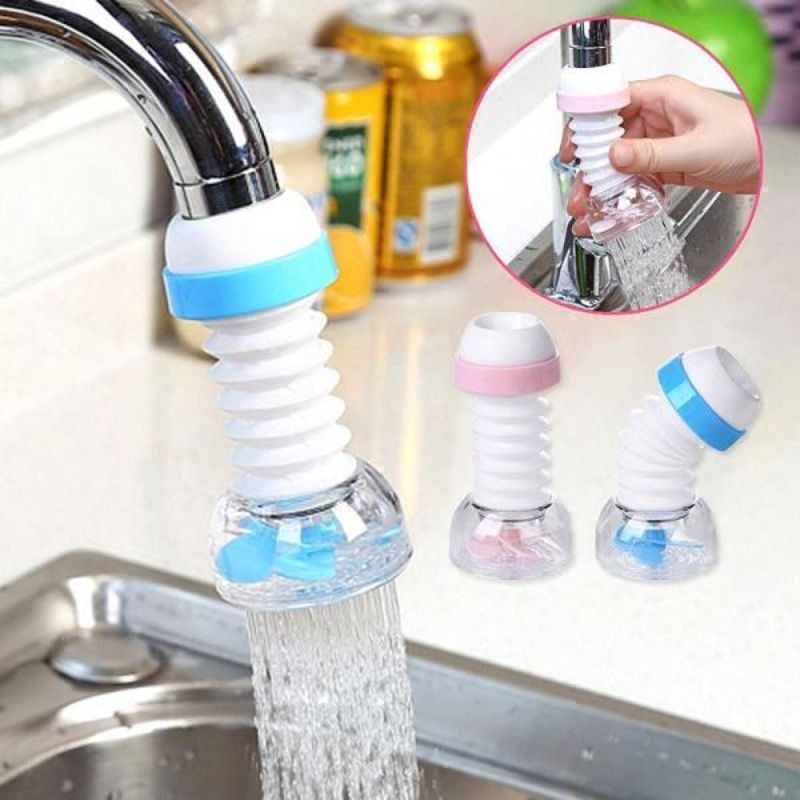 360 Degree Rotating Faucet Anti-Splash Water Saving Tap Sprayer, Nozzle with Filter for Kitchen Bathroom