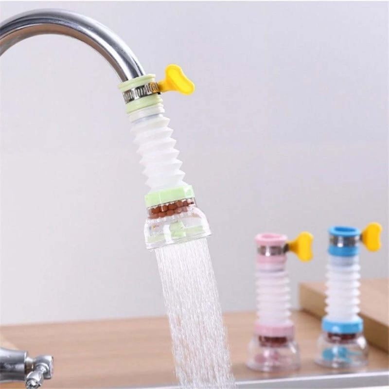 New Clip Fan Faucet 360 Adjustable Flexible Kitchen Faucet Tap Water Outlet Shower Head Water Filter Rotate