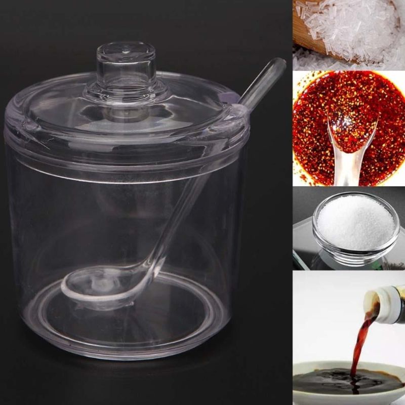 Acrylic Seasoning Can Spice Jar For Salt Sugar
