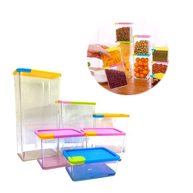 Stackable & Space Savvy Pocket Block Container