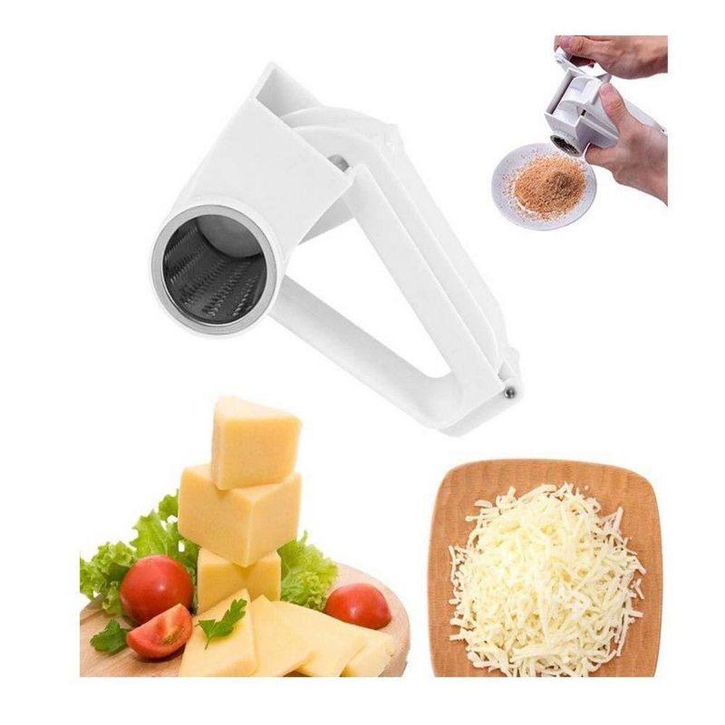 Hand Held Rotary Grater Multi Vegetable Cutter