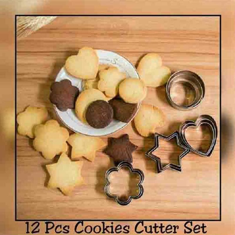 Cookie Cutter Shapes Set of 12 Pieces
