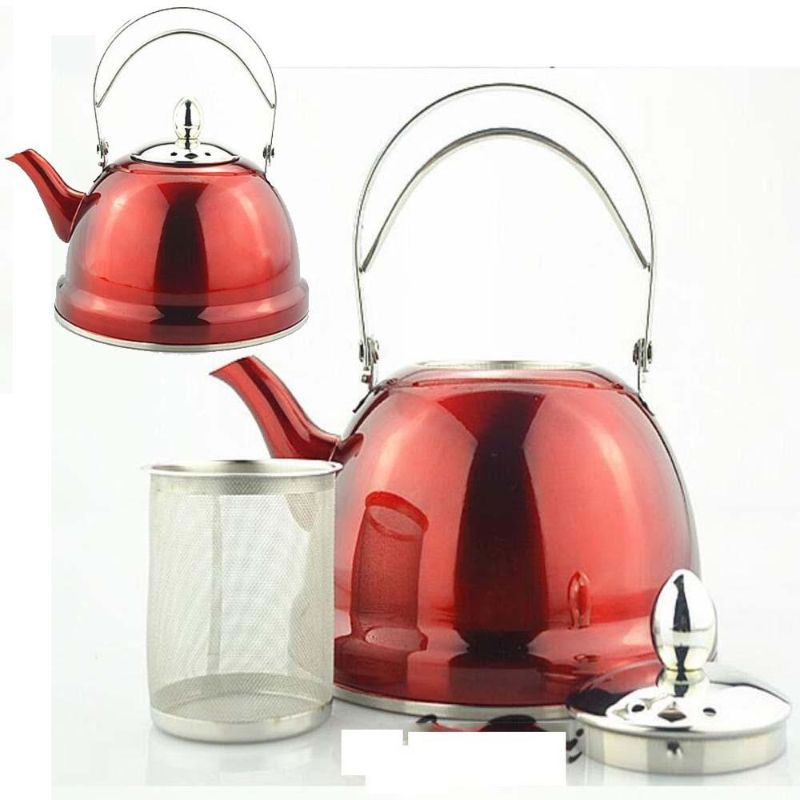 Stainless steel teapot coffee pot with filter
