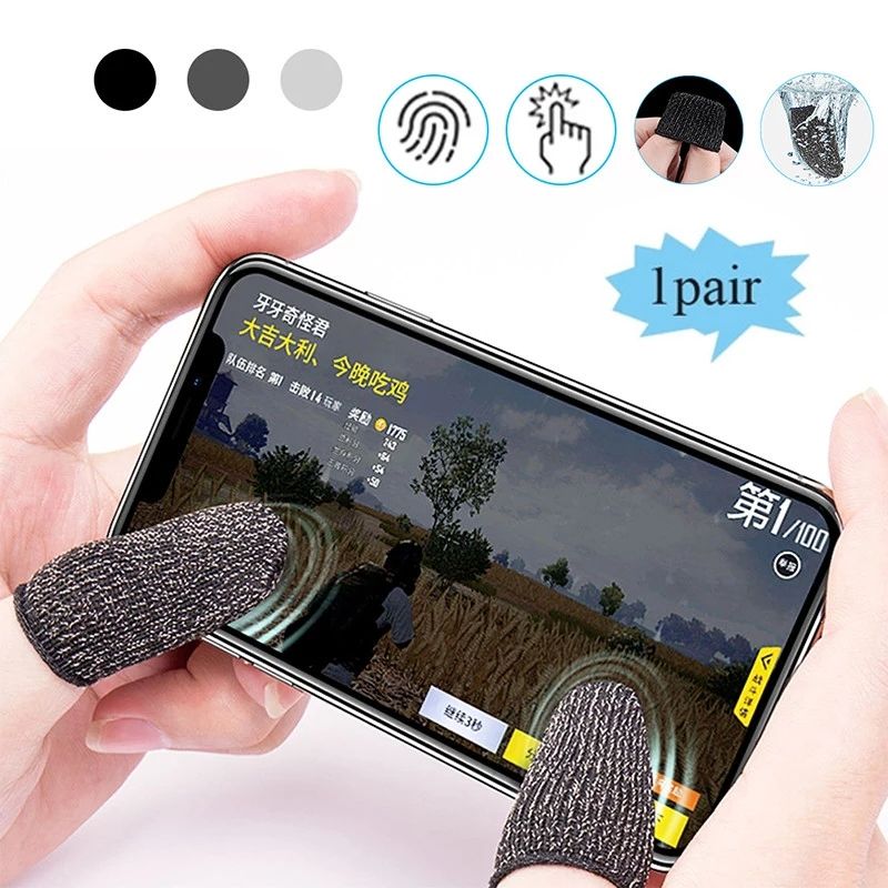 PUBG Thumbs Gloves for playing Games Breathable Mobile Finger Sleeve Touch Screen Finger Controller Glove Cover Non-Slip