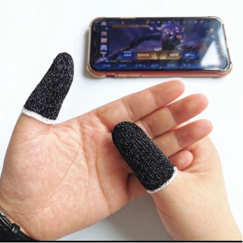 PUBG Non-Slip Thumbs Gloves for playing Games Breathable Mobile Finger Sleeve Touch Screen Finger Controller Cover
