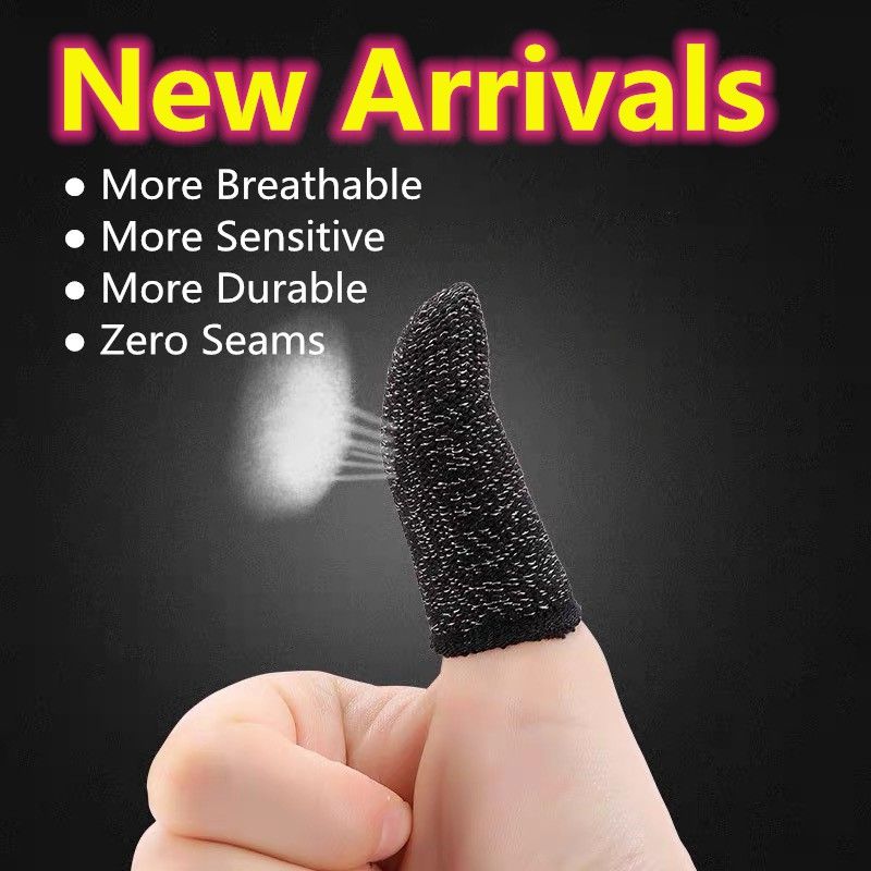 PUBG Thumbs Gloves for playing Games Breathable Mobile Fingers Sleeve Touch Screen Finger Controller Cover Non-Slip