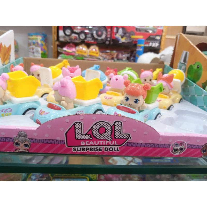 LQL Beautiful Super Doll Fun Pressure Toy Car
