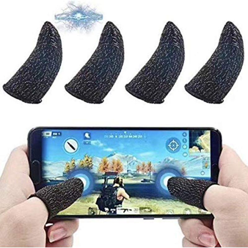 Mobile-Game Fingers-Gloves Phone-Gaming-Accessories Thumbs Touch-Screen Sweat-Proof PUBG