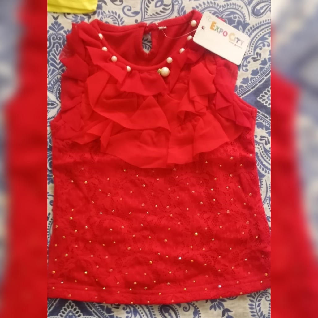 Expocity Brand Red Color Shirt for Kids