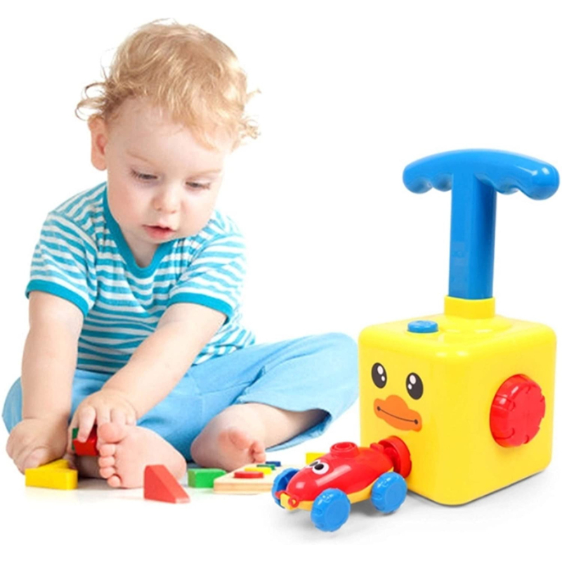 New Balloon Powered Pumping Car Toy Set For Toddlers