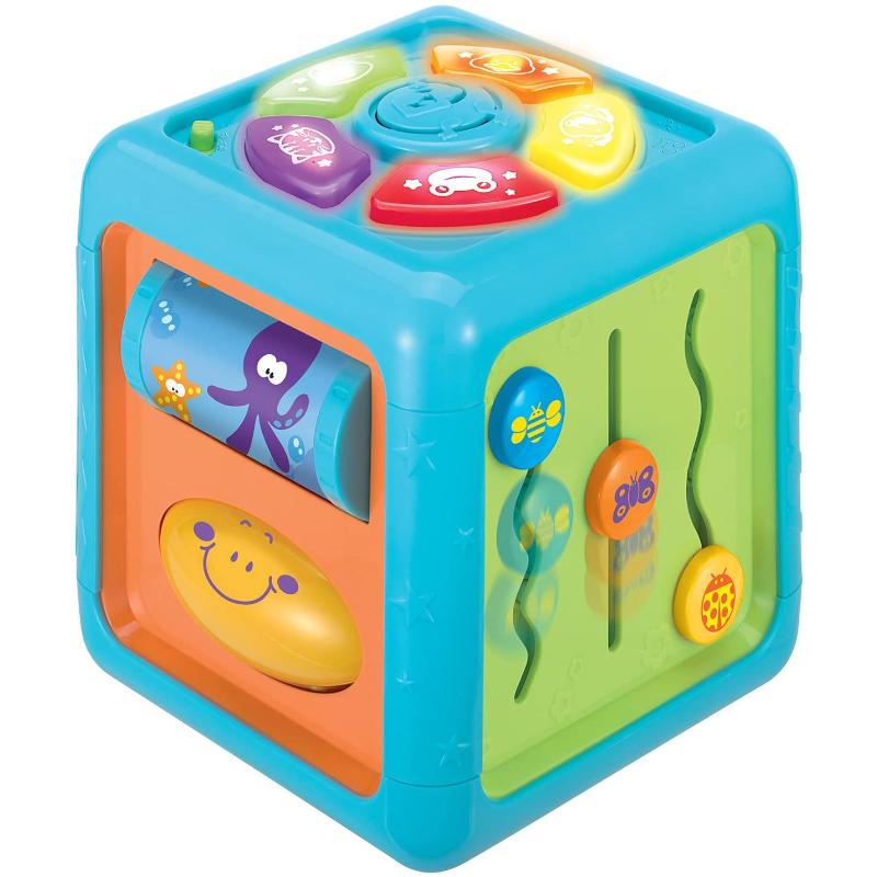 Side-To-Side Discovery Cube Baby Toy