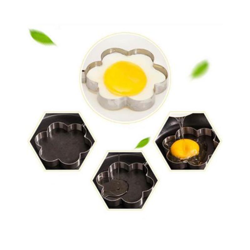 Pack of 2 - Creative Fried Eggs Die Stainless Steel Mold