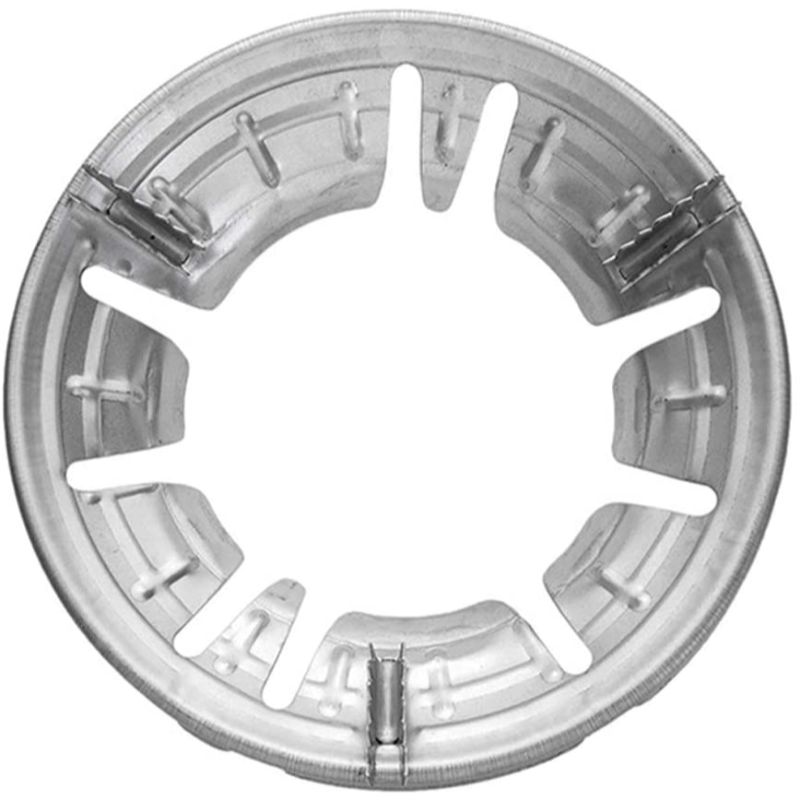 Gas Ring Reducer, Stainless Iron Pot Holder Ring Reducer Windproof Gas Stove Cover, Round Fire Gas Hob Cover Windshield Windproof Cooktop Cooker Hood Ring